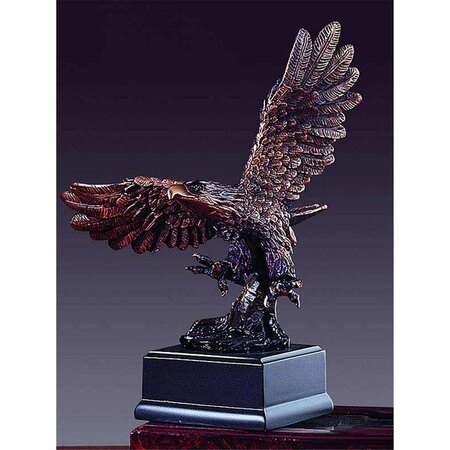 DWELLINGDESIGNS Eagle Sculpture - 6 x 7.5 in. DW3067811